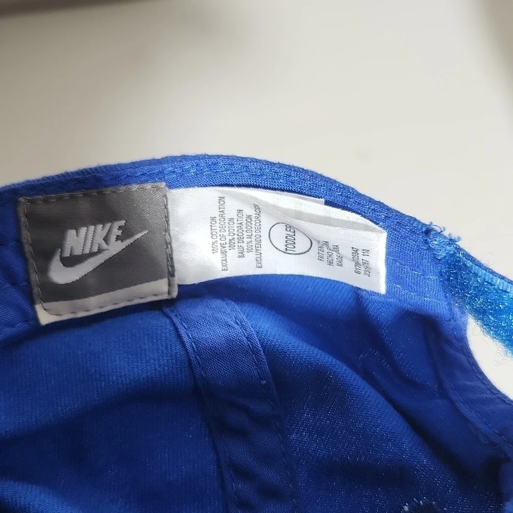 Nike hat blue toddlers hat strap back kids
